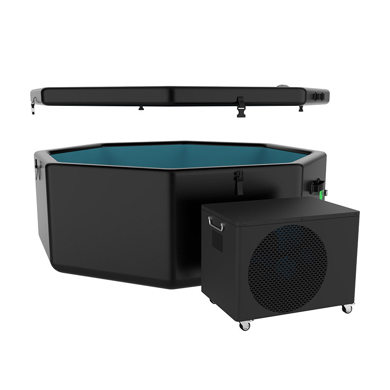 Октагон мраз под -ПВЦ надуен преносен за надворешни работи на отворено