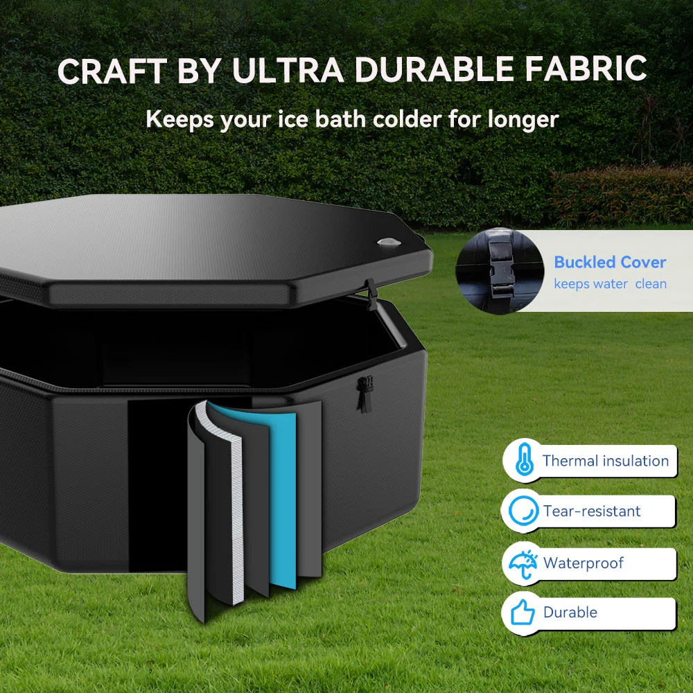 Freestanding Cold Pod Octagon For Ice Bath