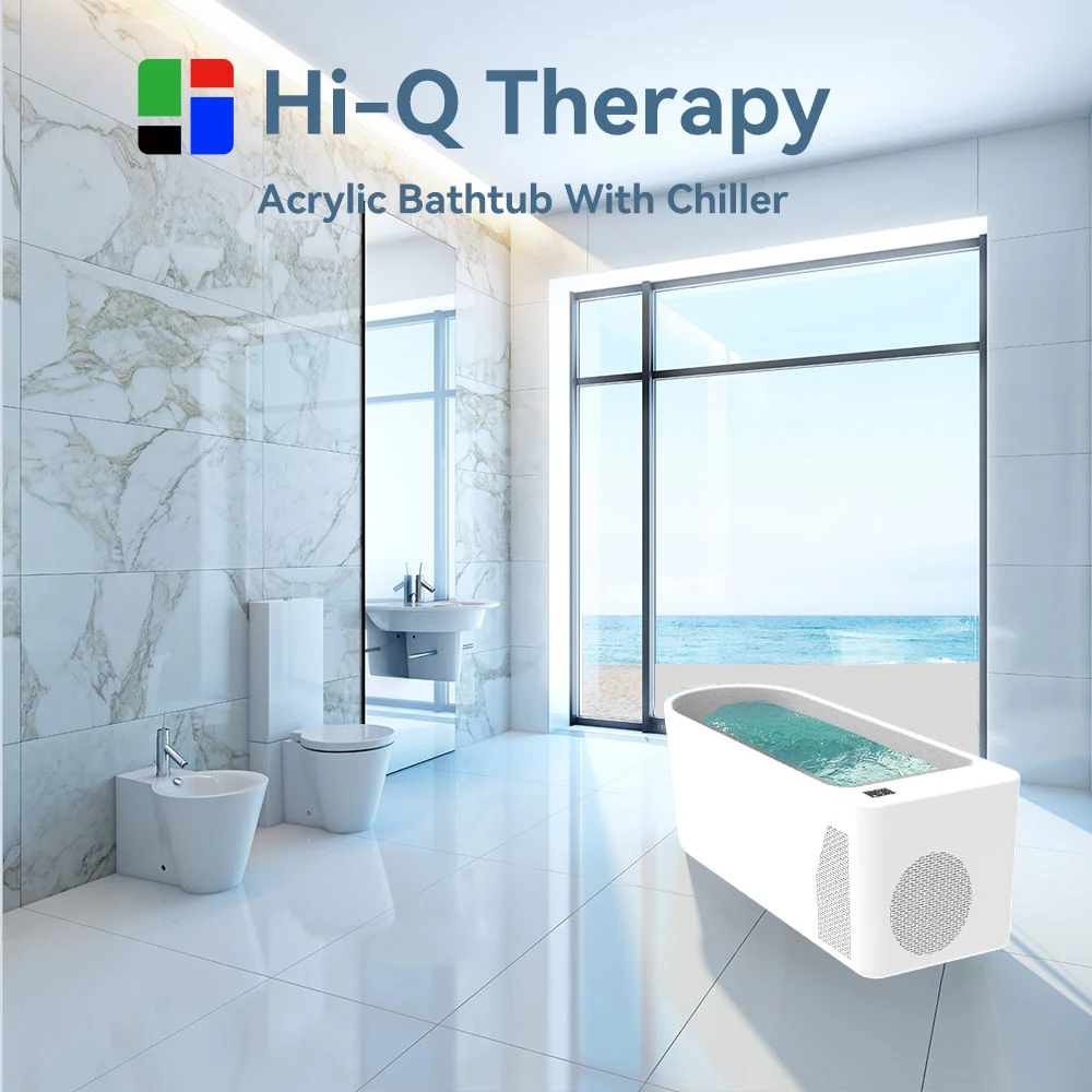 Acrylic Cold Plunge Bathtub With Chiller