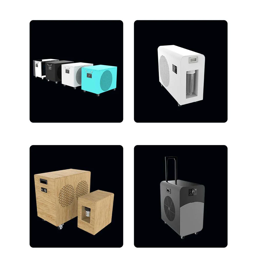 Acrylic Cold Plunge Bathtub With Chiller